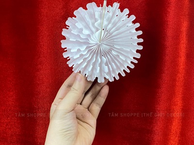 Giấy xếp Bông tuyết - Tuyết nhũ Trắng (Nhiều kiểu - Nhiều Size) GIAYXEP-01